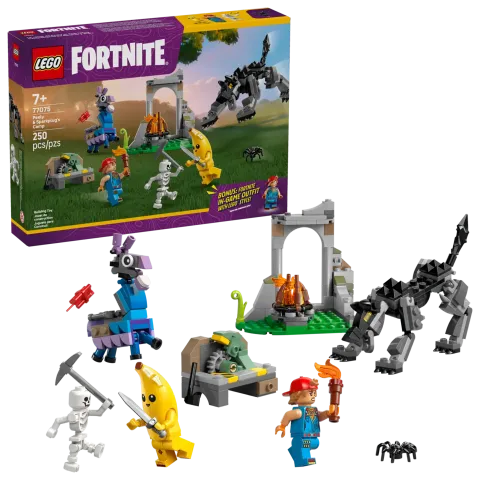 Конструктор LEGO Fortnite 77075 Лагерь Пилли и свечи зажигания