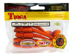 Виброхвосты съедобные LJ Pro Series TIOGA 3.9in (10 см), цв. T48, 5 шт.