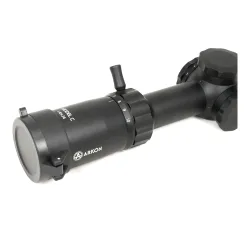 Оптический прицел ARKON Model C 1-10x24 MC9-2DMRAD - вид со стороны окуляра и рычага изменения кратности