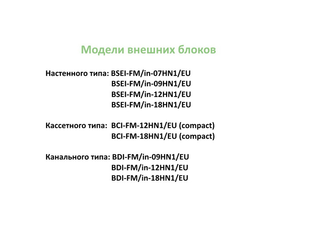 Наружный блок Ballu Super Free Match B4OI-FM/out-36HN1/EU