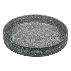 Тарелка с бортом d 25 см h4,5 см глазурь Glossy Stone Untouched Taiga P.L. Proff Cuisine [1]