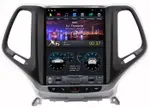 Магнитола для Jeep Cherokee 2014-2023 - Kuberg ZF-1018G-GE вертикальный экран 10.1" в стиле "Тесла" на Android 13, Быстрая, CarPlay, 4G SIM-слот