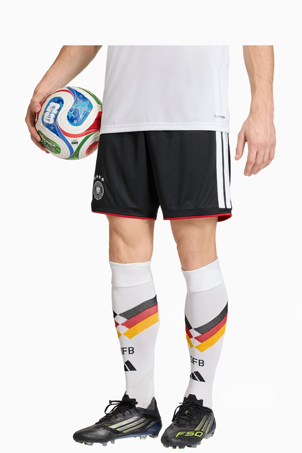 Шорты adidas Germany 2026 Home Authentic - черный