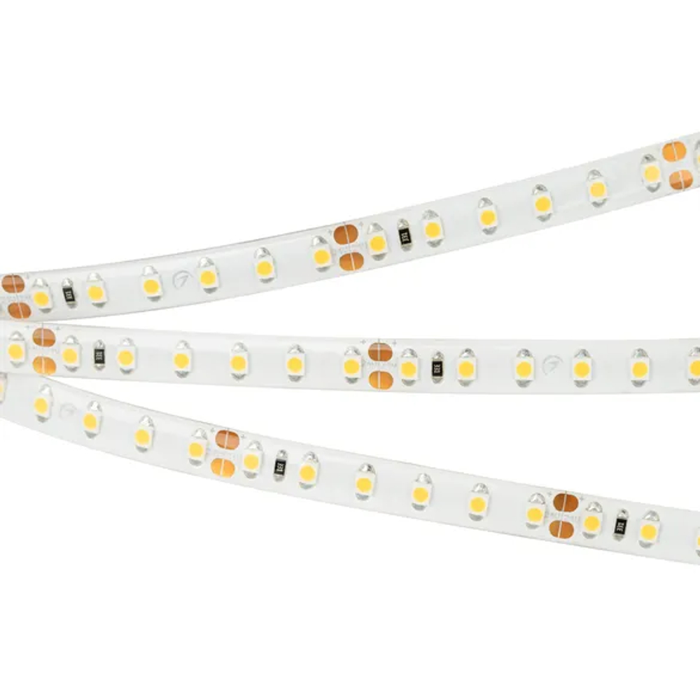 Светодиодная лента RTW 2-5000SE 24V White 2x(3528, 600 LED, LUX) (Arlight, 9.6 Вт/м, IP65) 014678