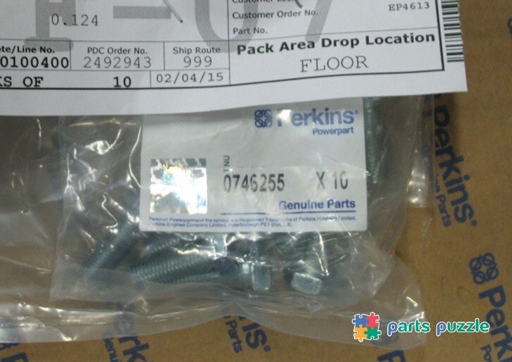 Болт крепления крышки шестерни распредвала / SCREW АРТ: 0746255 Болт крепления крышки шестерни распредвала / SCREW АРТ: 0746255
