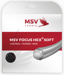 Струны теннисные MSV Focus Hex Soft (12 m) - black