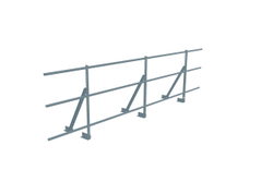 Кровельное ограждение Fachmann KO/ECO/800-3-3000 Фальцевый крепеж RAL