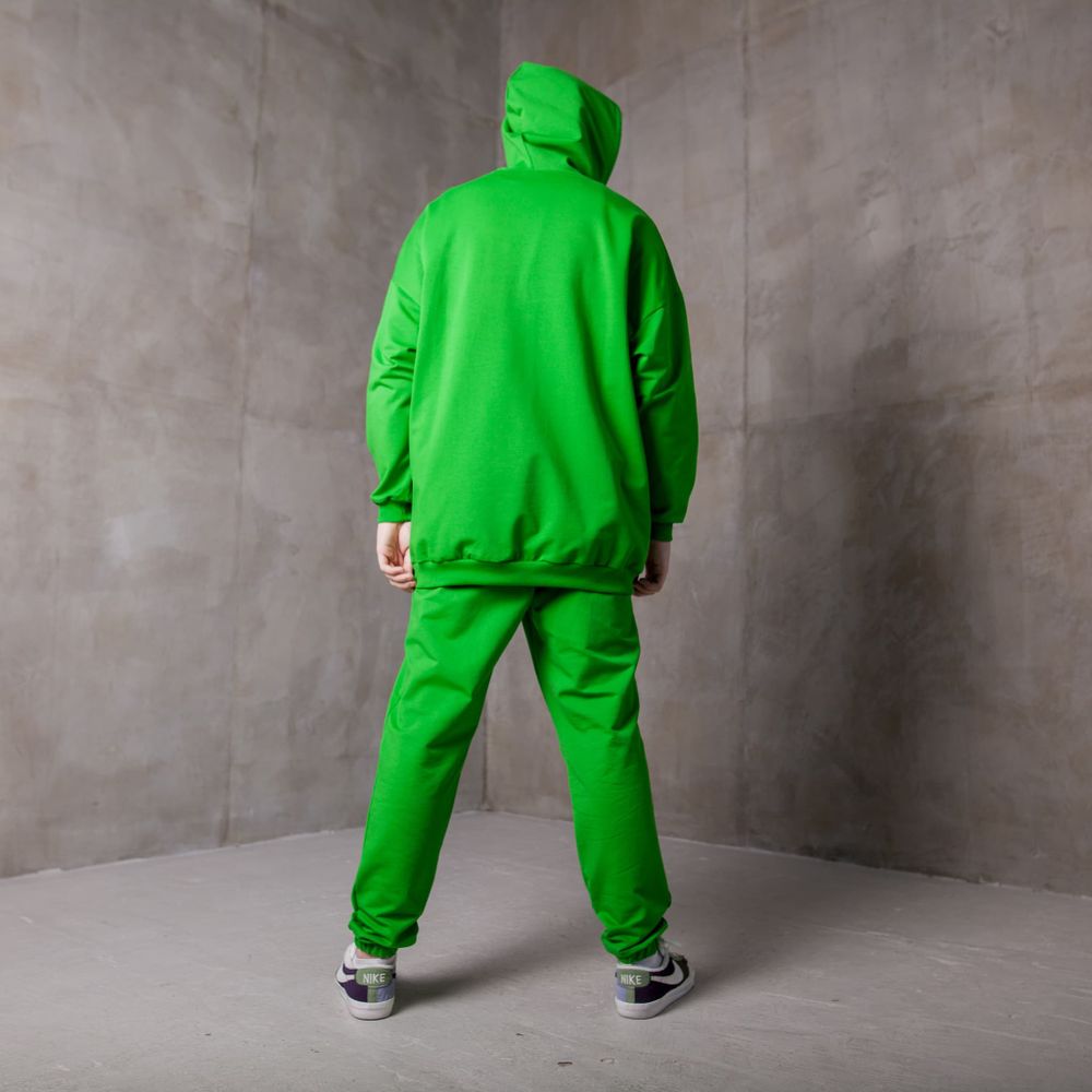 Худи оверсайз "Bb team GREEN" подростковое
