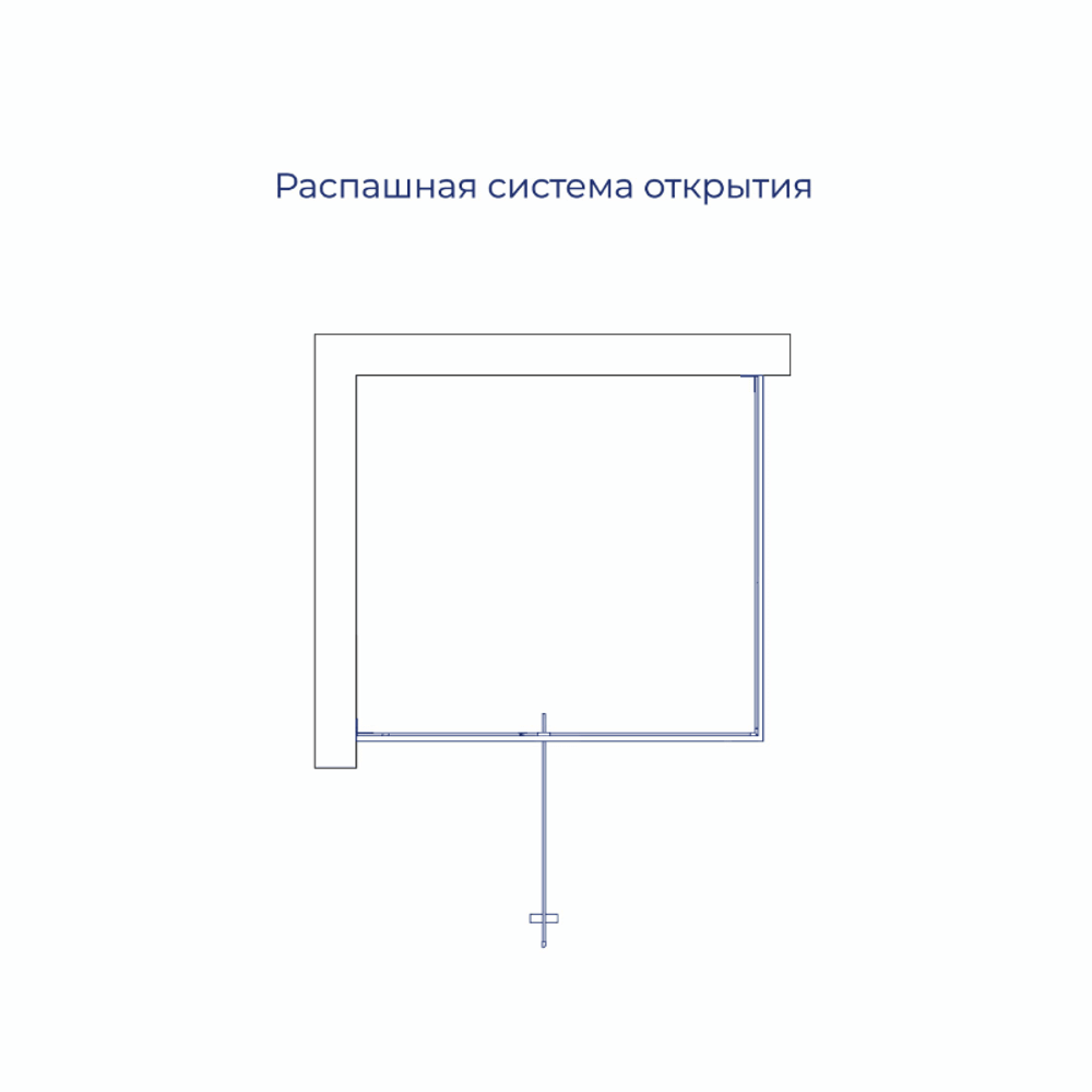 Душевой уголок RGW CL-046B (Прозрачное, 900x700)