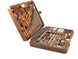 OMT143SL Набор инструмента универсальный 1/4", 1/2"DR, 143 предмета