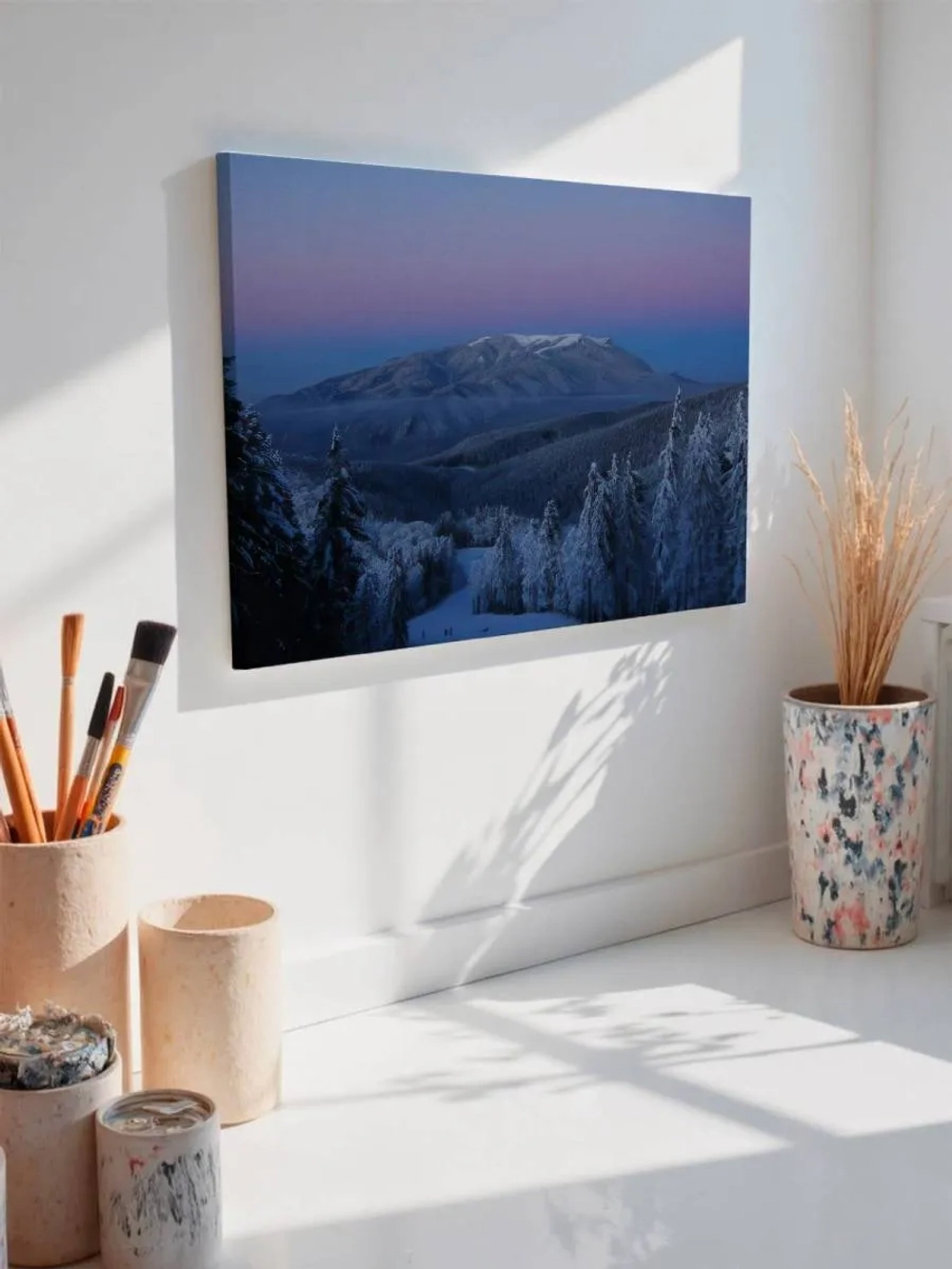 Картина на стену 40 X 50 Зимние горы