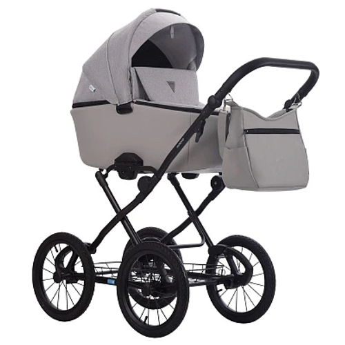 Коляска модульная Aroteam Moreno SL NEW 03 (св.серый+св.серая кожа)