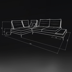 Модульный диван "Монреаль" PREMIUM SOFA