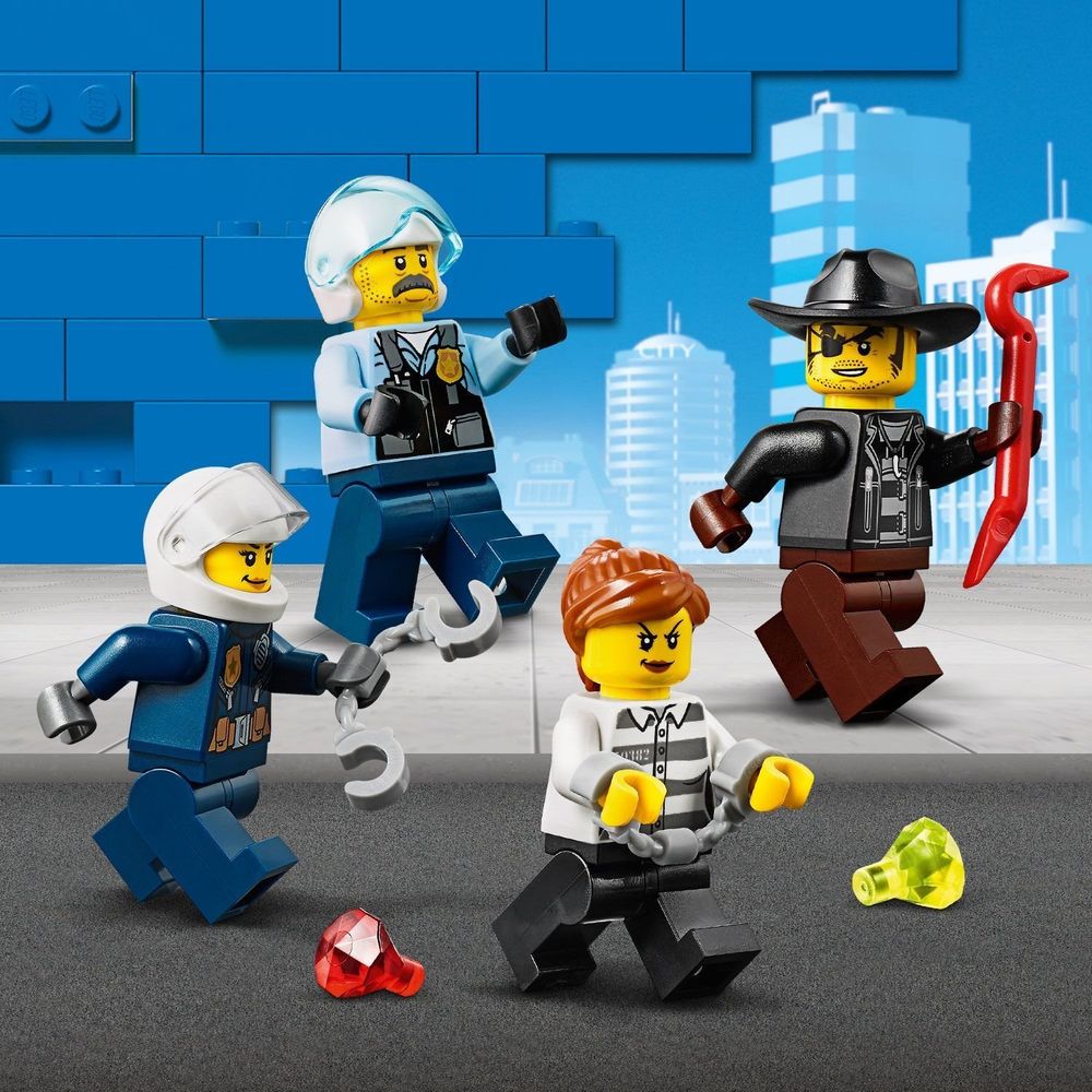 Конструктор LEGO City Police 60243 Погоня на полицейском вертолёте