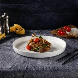 Тарелка с бортом d 27 см h3 см White Raw Wood P.L. Proff Cuisine [3]