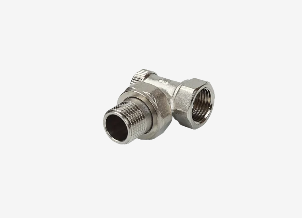 Запорный клапан LV2 угловой Ду15, НР-ВР 1/2" SANEXT (6712)