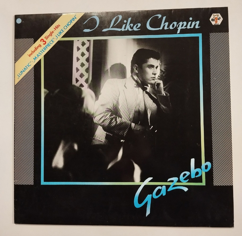 Винтажная виниловая пластинка LP Gazebo I Like Chopin (Germany 1983)