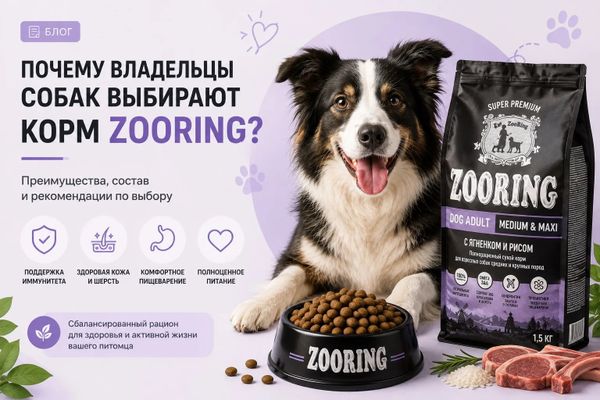 Почему владельцы собак выбирают корм ZooRing? Почему владельцы собак выбирают корм ZooRing?