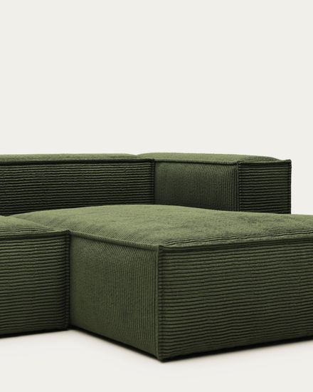 3-х местный диван Blok La Forma цвет зеленый 330 см