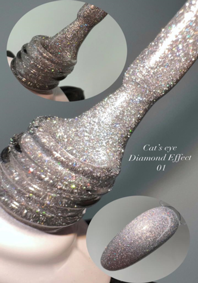 Гель-лак FOR YOU Cat's eye DIAMOND № 01