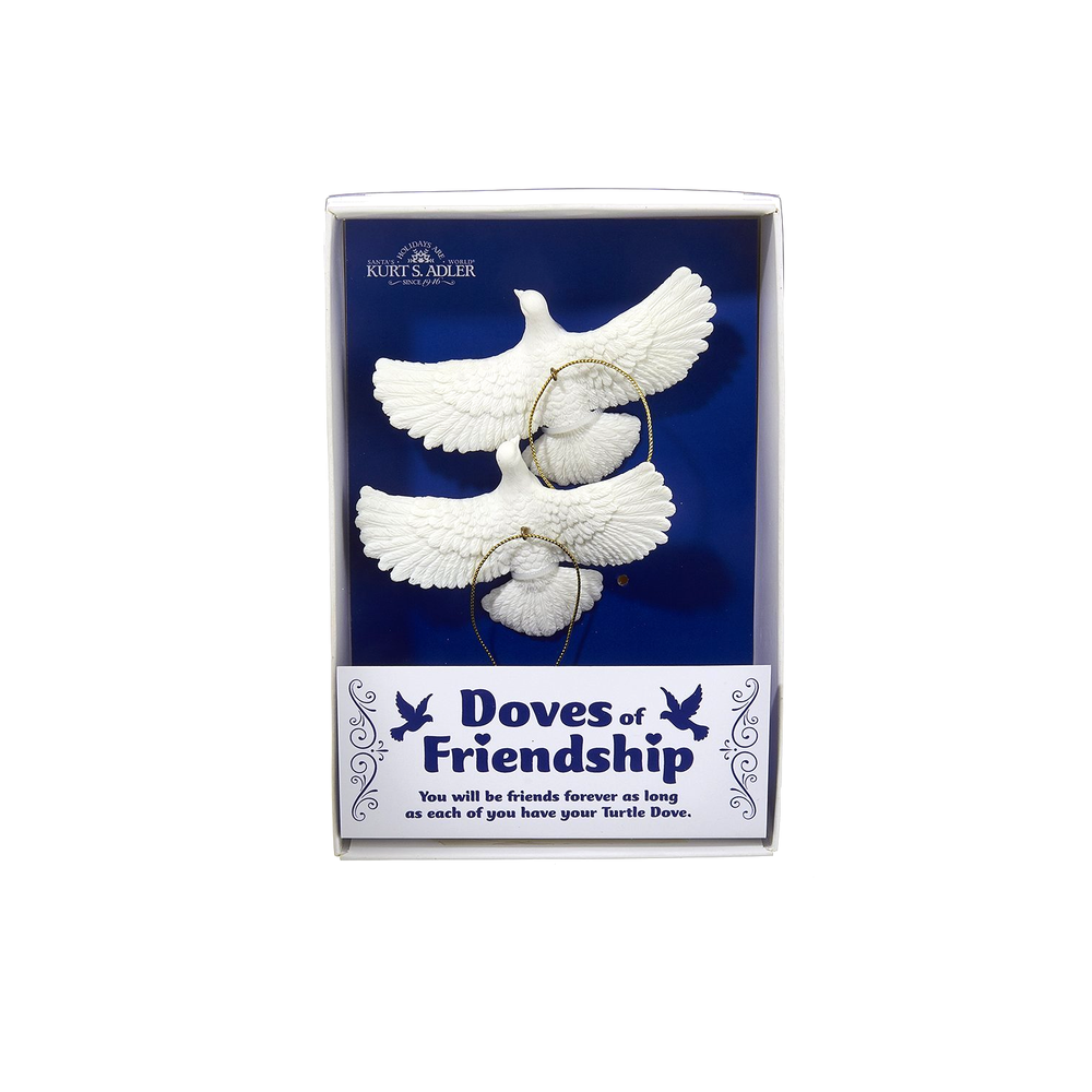 Игрушка Голуби дружбы, 2 шт в коробке Kurt Adler