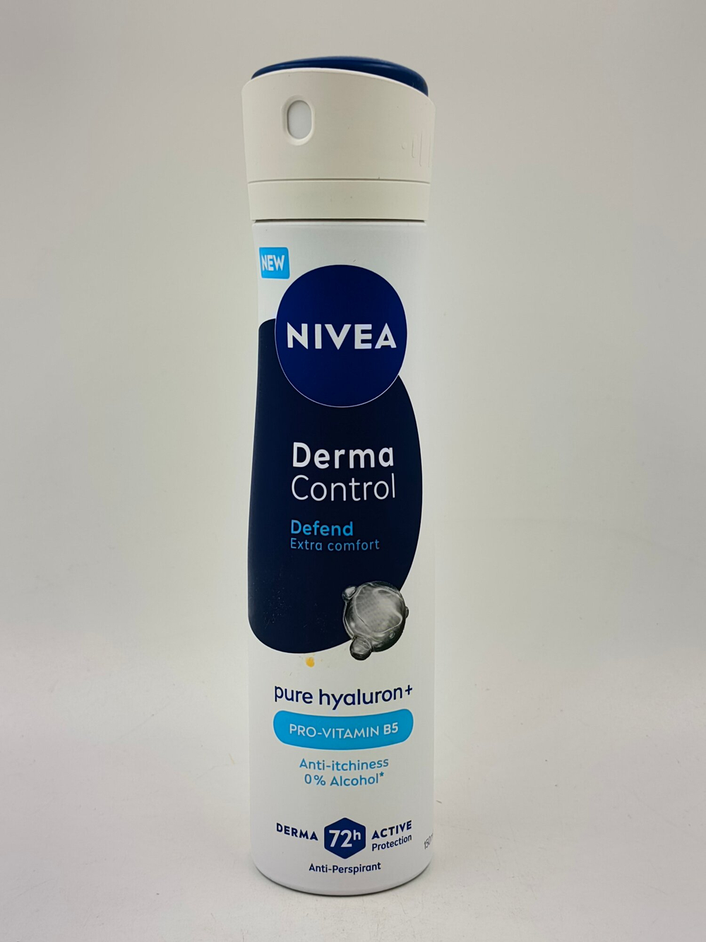 Антиперсперант спрей  NIVEA Derma Control Defend с  В5 и гиалуроновой кислотой, 72 часа, 150 мл (Германия)