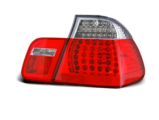 Задние фонари Bmw 3 E46 red white led