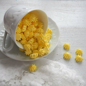 Сахарные фигурки Мини-безе желтые 40 гр.
