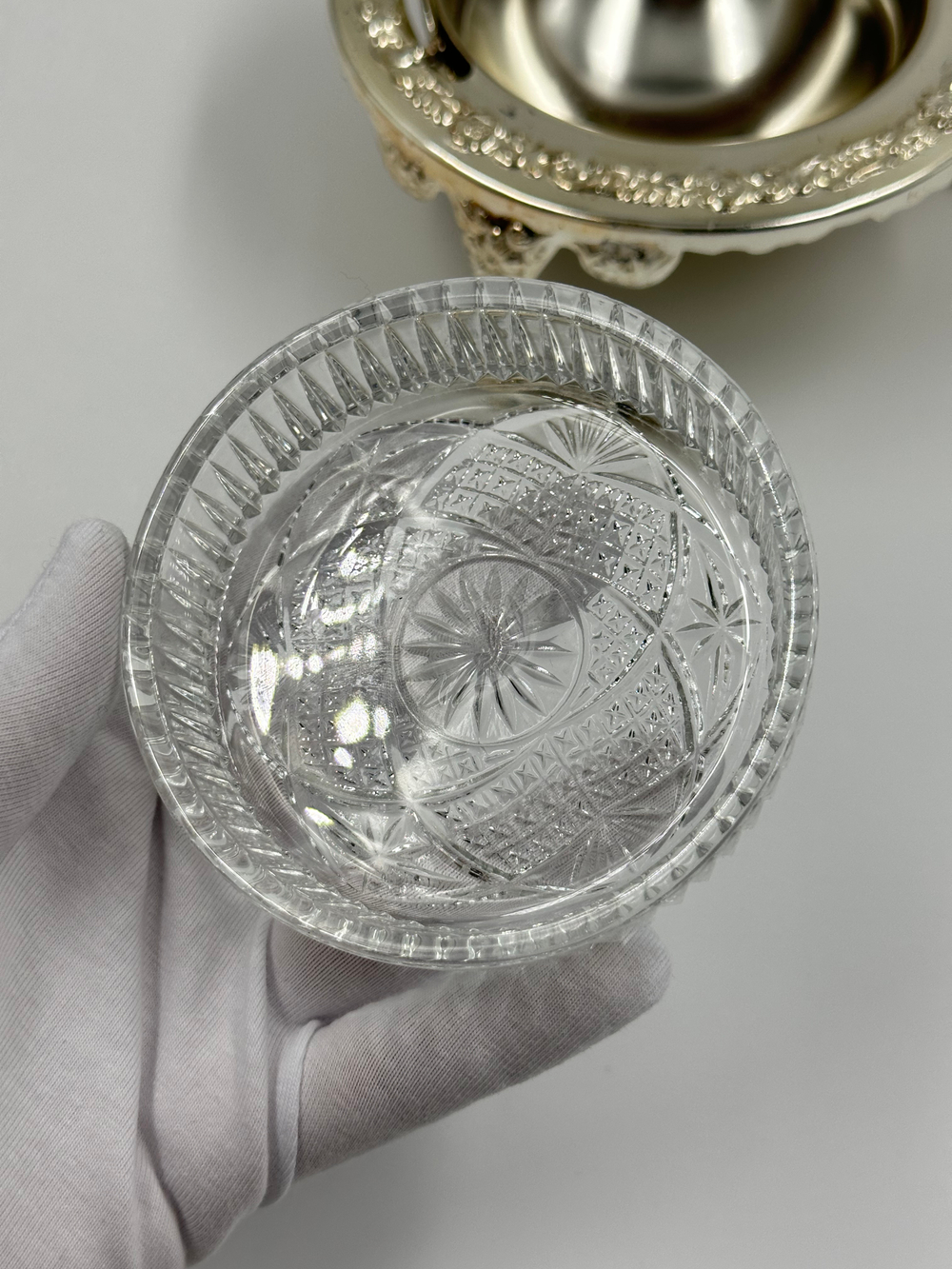 Икорница/маслёнка Queen Anne