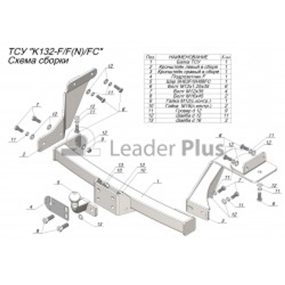 ТСУ для KIA SORENTO IV (MQ) 2020 - ... г. в.