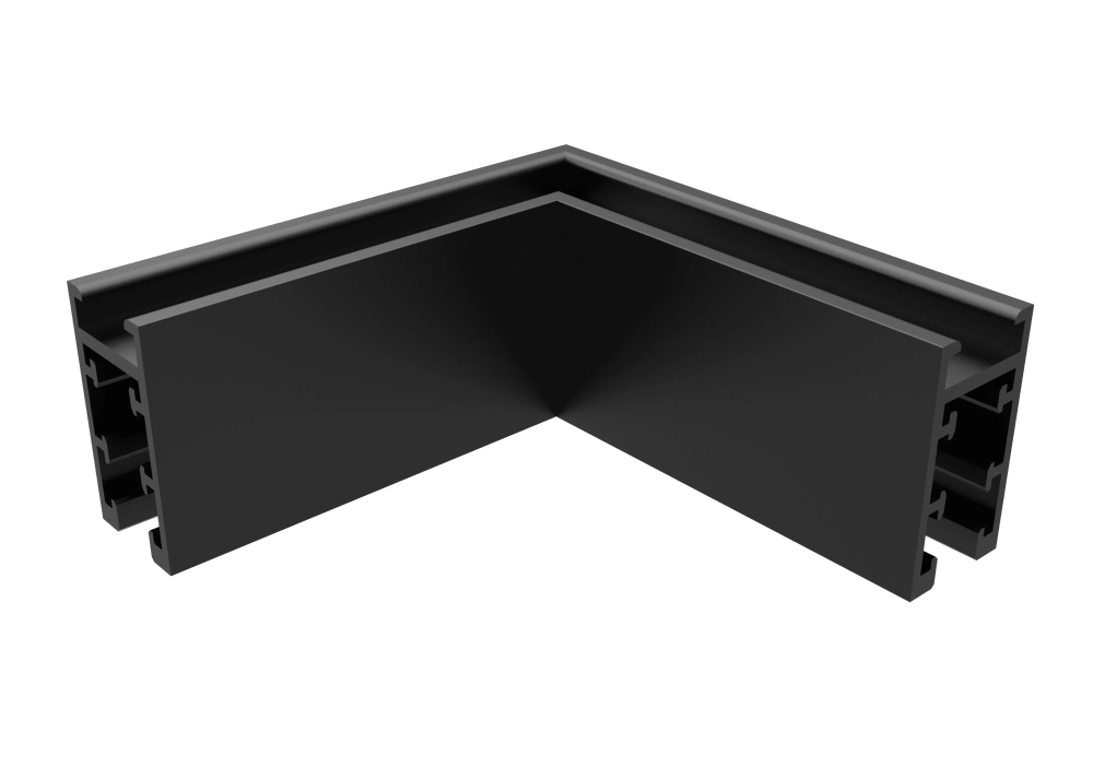 Соединитель для магнитного накладного шинопровода угловой Crystal Lux CLT 0.216 04 BL