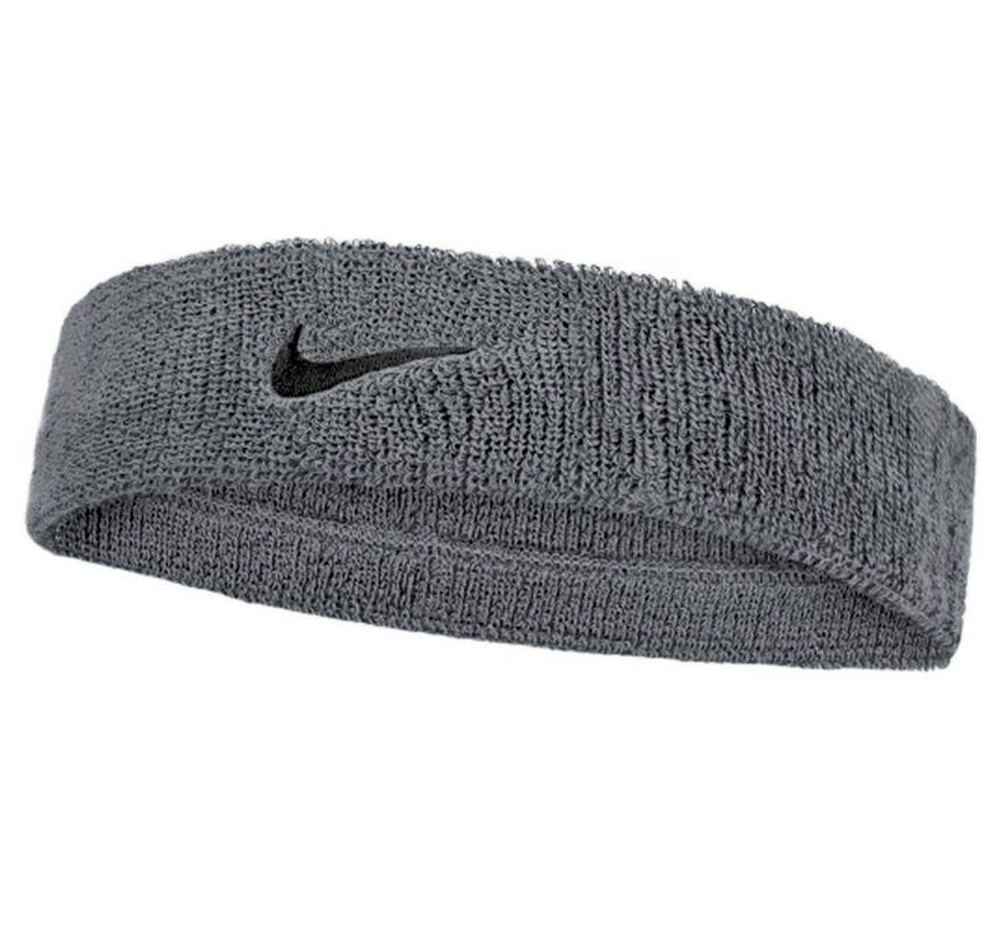 Налобная повязка Nike Swoosh Headband - cool grey/black