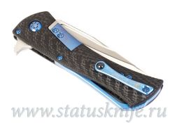Нож Marfione Custom Closer Carbon Blue Limitedфотография - 9