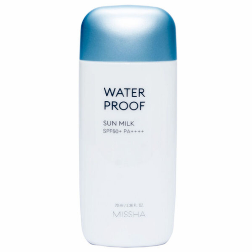 Водостойкое солнцезащитное молочко для лица Missha All Around Safe Block Water Proof Sun Milk SPF50+ PA++++, 70мл