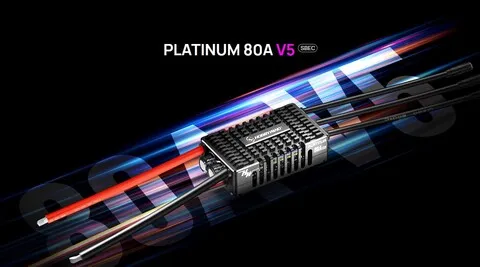 ESC регулятор мотора Hobbywing Platinum 80A V5 3-8S