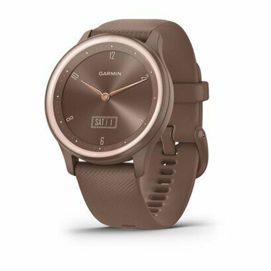 Смарт-часы Garmin Vívomove Sport Cocoa Case and Silicone Band with Peach Gold Accents 010-02566-02