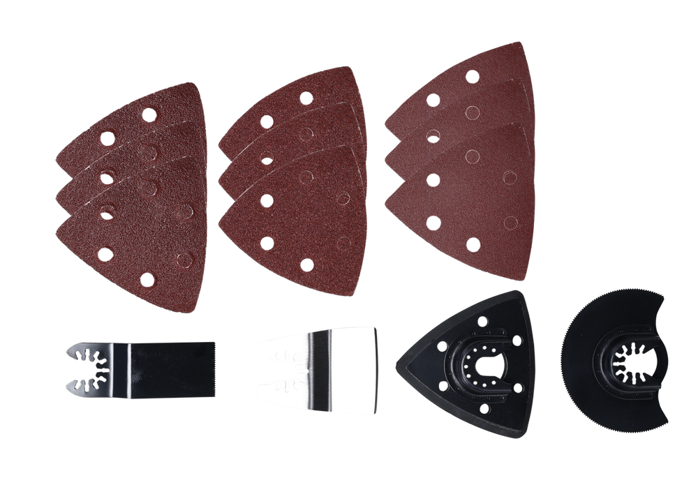 Аккумуляторный реноватор Greenworks G24MT, QOIS, 5000-18000/мин, 3,2°, LED, оснастка 13 шт, 1x2Ач,ЗУ,кор