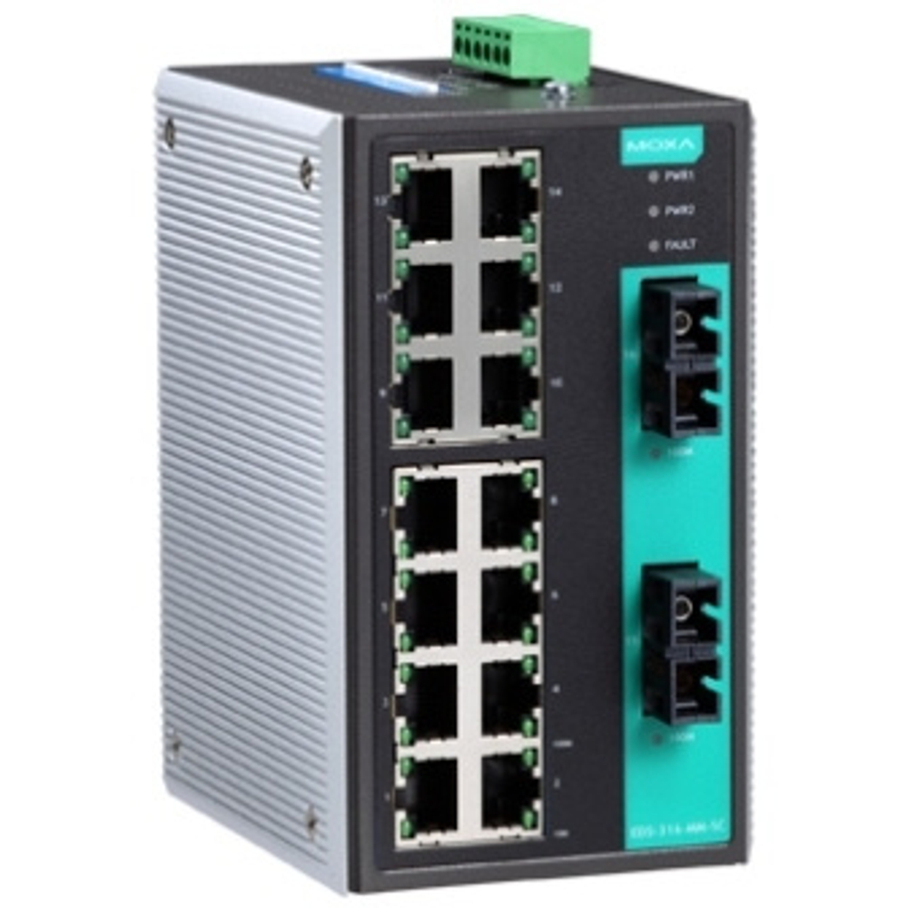 Коммутатор неуправляемый MOXA EDS-316-SS-SC