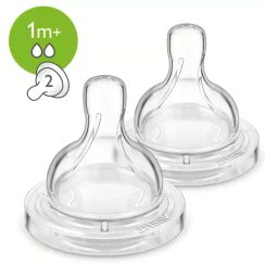 Əmzik 2 pcs Slow flow teat 1m+ Anti-colic,vClassic+ teat