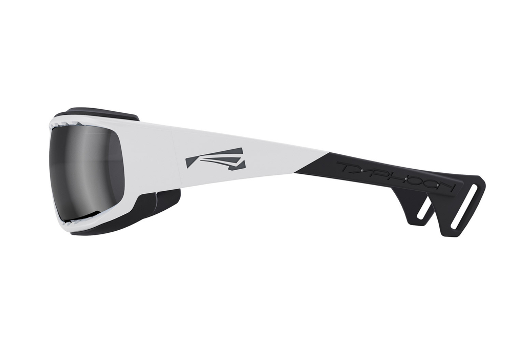 Спортивные очки LiP Typhoon / Gloss White - Black / Zeiss / PA Polarized / Methane Smoke Lens