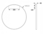 Бра Maytoni Rim MOD058WL-L50BS4K