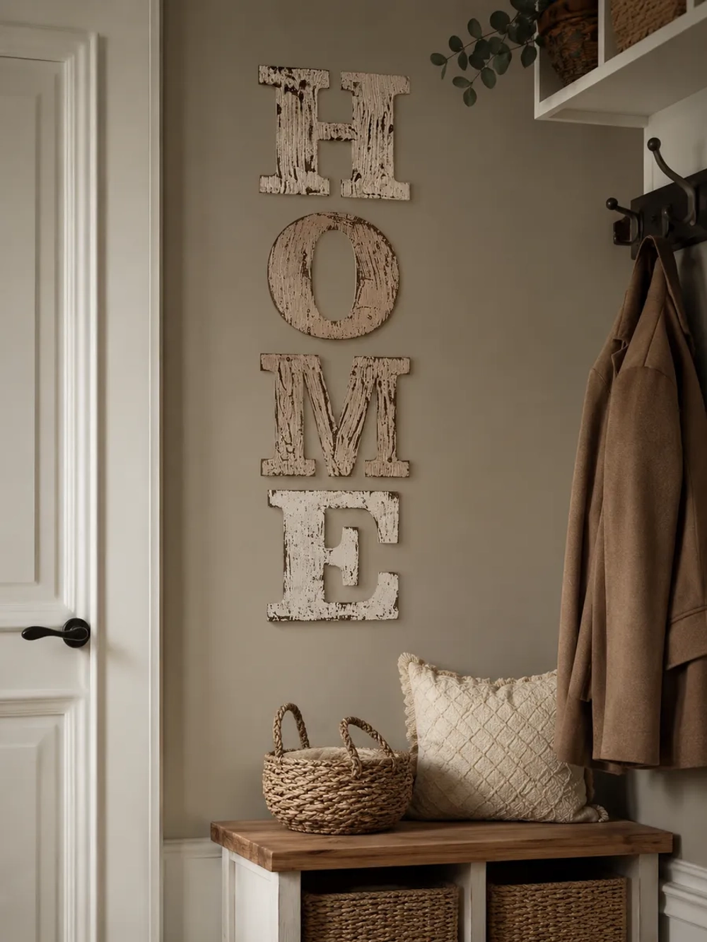 Декор на стену буквы "HOME"