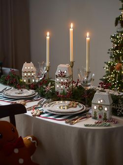 Домик с подсветкой Olgod из коллекции New Year Essential, 22см
