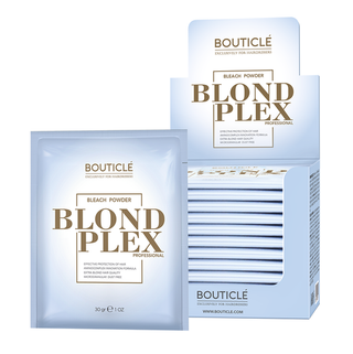Обесцвечивающий порошок Blond Plex с аминокомплексом – «BOUTICLE Blond Plex Powder Bleach» 12*30гр.