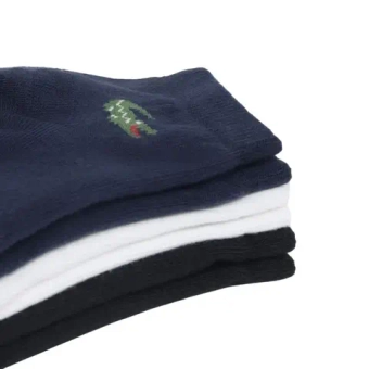Теннисные носки Lacoste Low 3P - navy blue/white/black