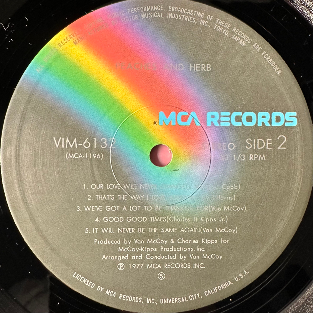 Peaches & Herb ‎– Peaches & Herb (Япония 1977г.)