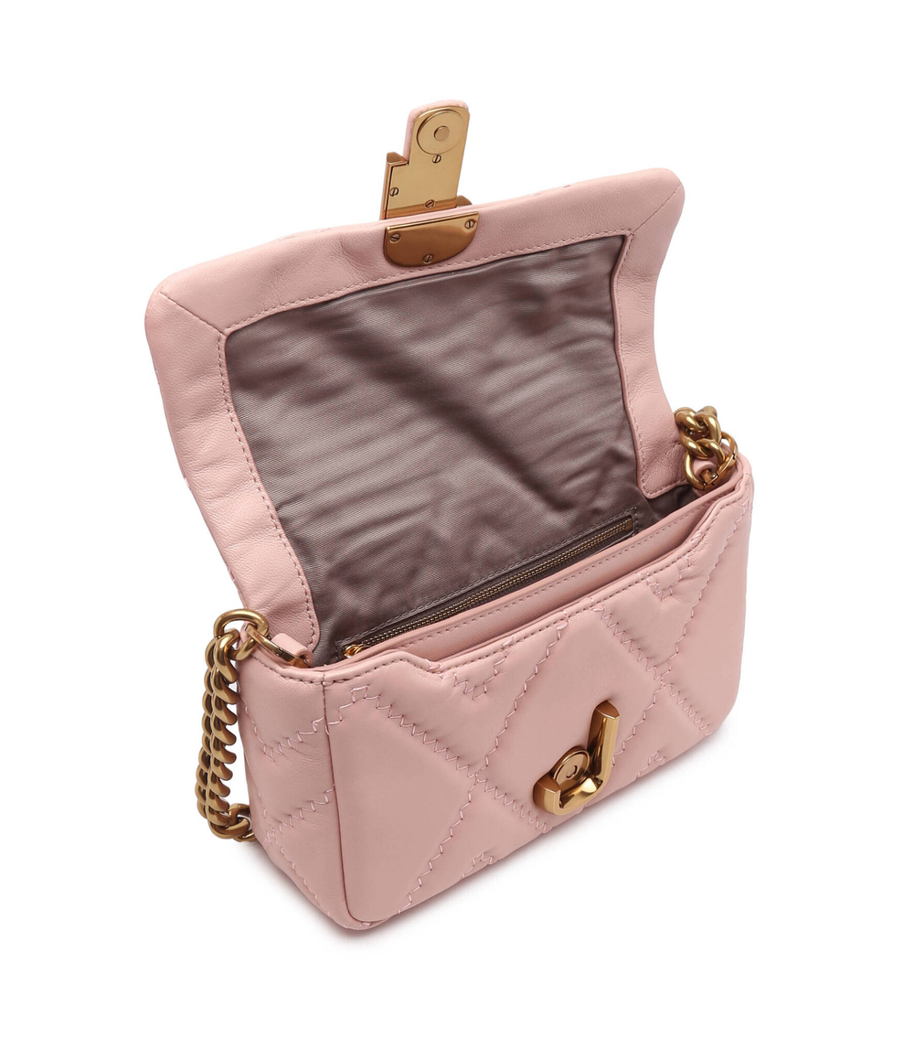 Кожаная сумка через плечо THE QUILTED J MARC Marc Jacobs - розовый(2S3HSH007H03)
