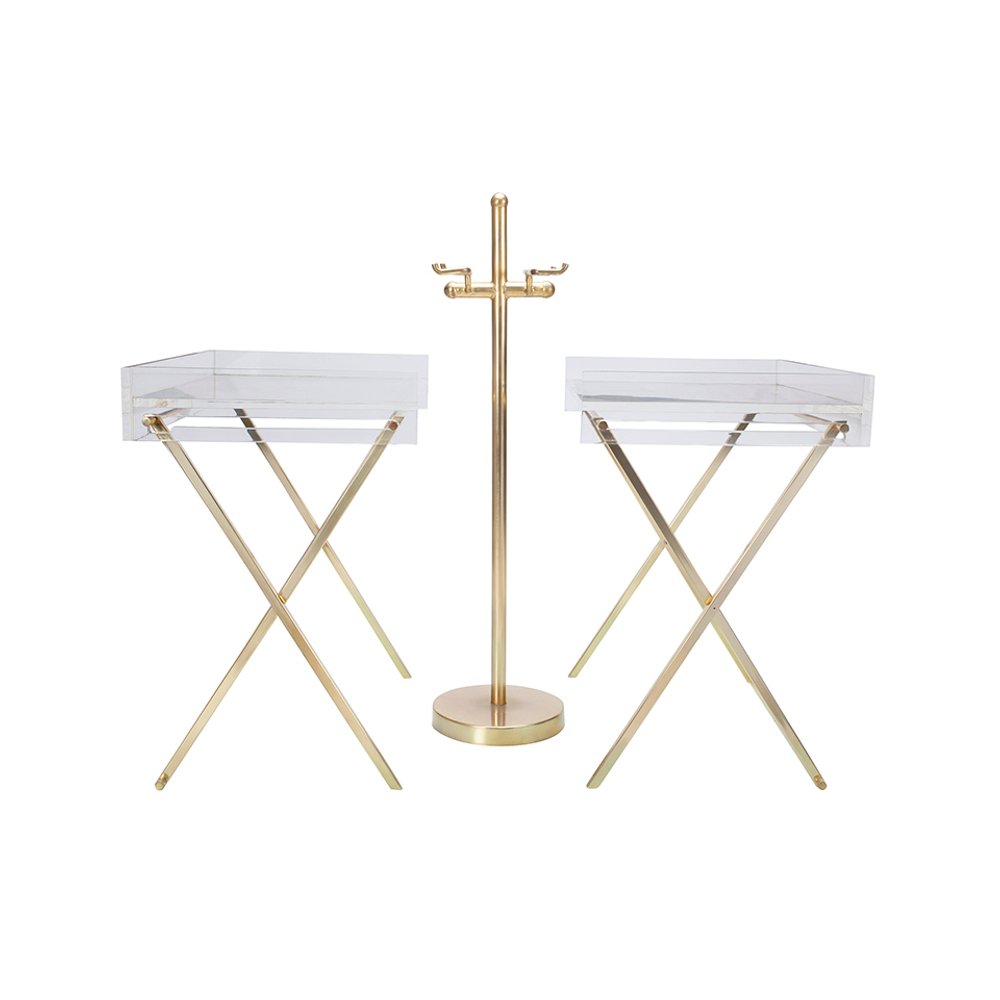 Два стола и подставка Roomers Furniture d060