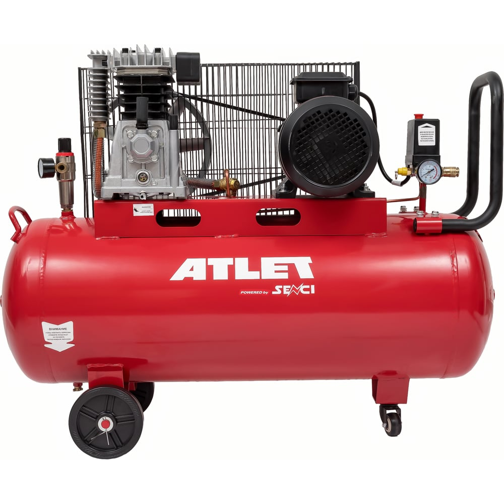 Поршневой масляный компрессор ATLET (100 л, 10 бар, 250 л/мин) SC-PB100L