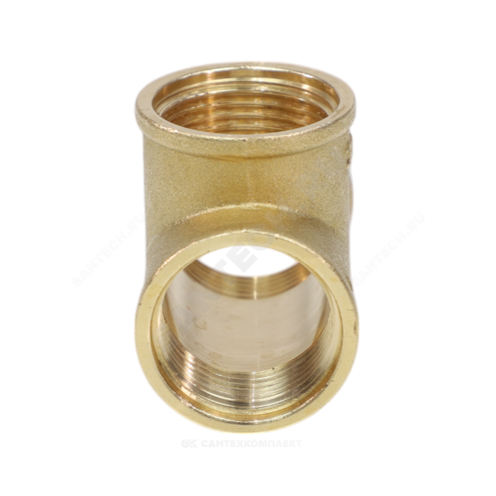 Тройник латунь Ду 15 (1/2") ВР/ВР VALFEX VF.130.L.012